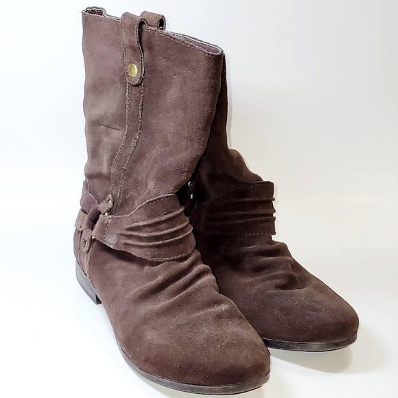 Sam & Libby Boots Suede, Brown, Women's Size 9, Style 2ML 0611 - Picture 7 of 10